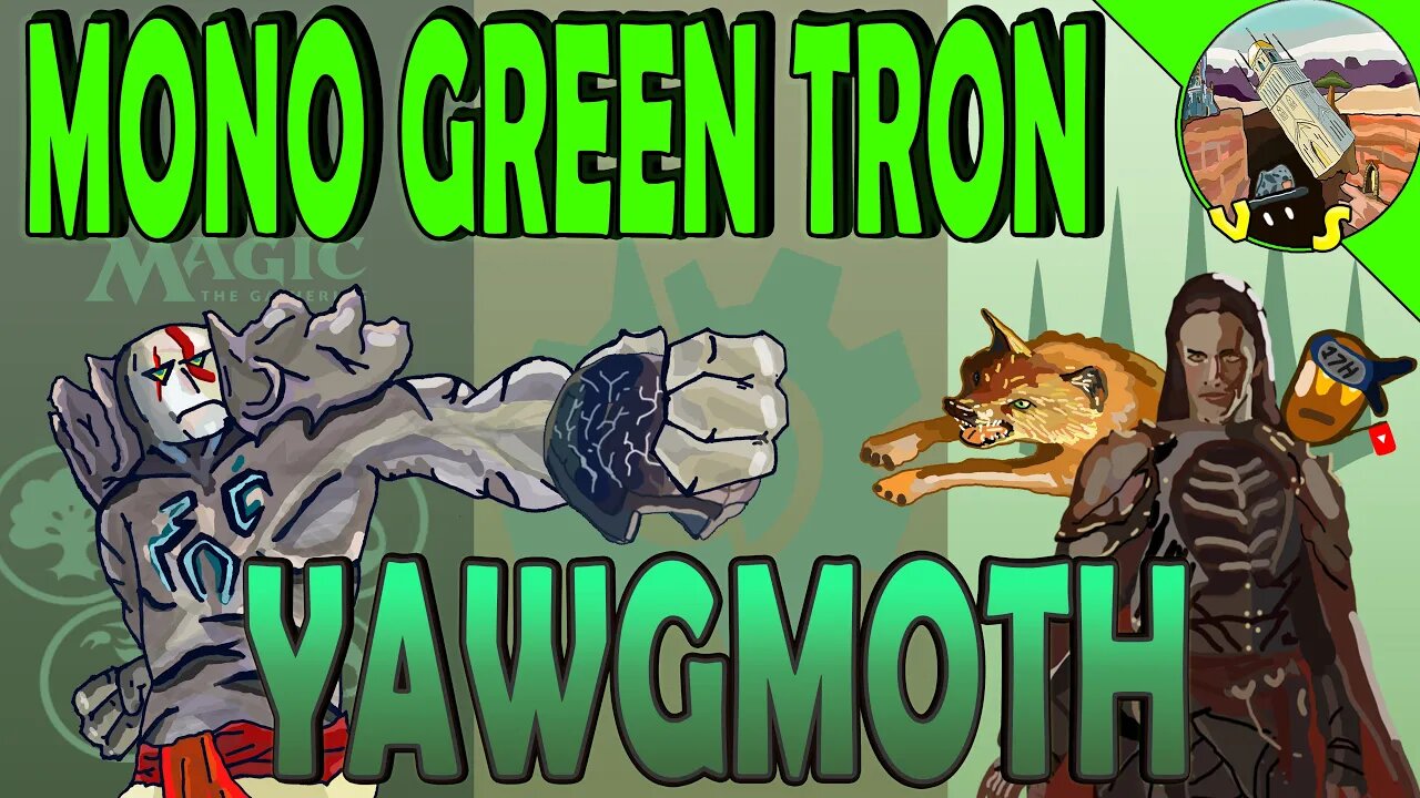 Mono Green Tron Testing Brothers War Cards VS Yawgmoth｜The Brain Stone ｜Magic The Gathering Online Modern League Match