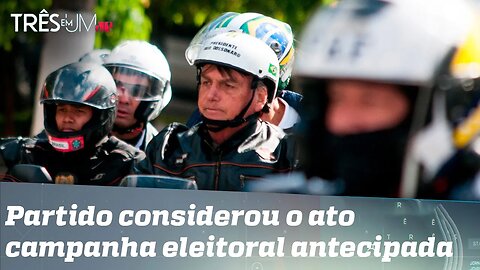 PT aciona TSE contra motociata de Bolsonaro