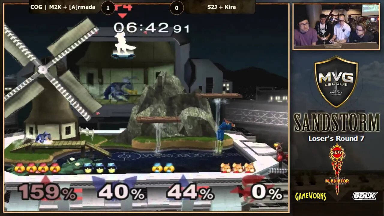 MVG Sandstorm: Doubles WS - MVG COG | Mew2king + [A]rmada vs. S2J + Kira