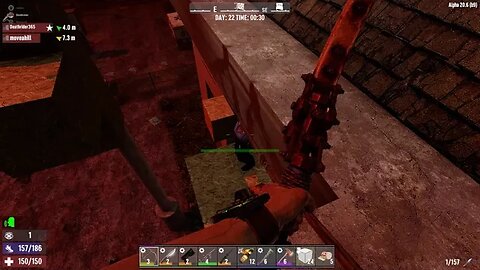 Wasteland Mod - Horde Day 21 | 7 Days To Die | Alpha 20.6 - so far, zombies not much of a threat.