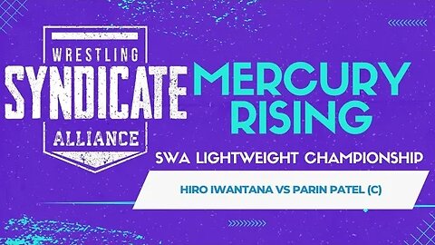 SWA Mercury Rising | Hiro Iwantana vs Parin Patel(C) | WWE2K22