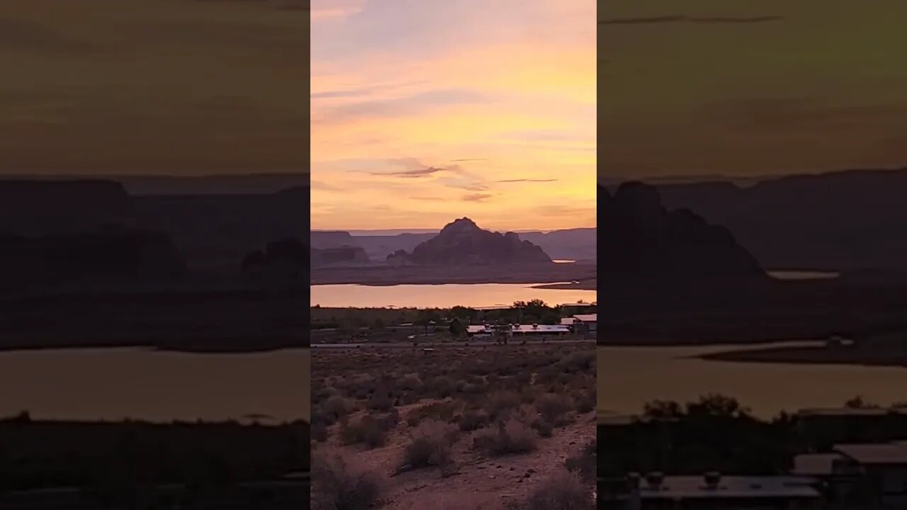 Lake Powell at dawn