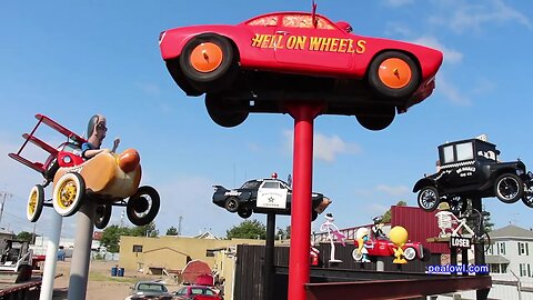 Wacky Cars, Grand Island, Ne. Travel USA, Mr. Peacock & Friends, Hidden Treasures