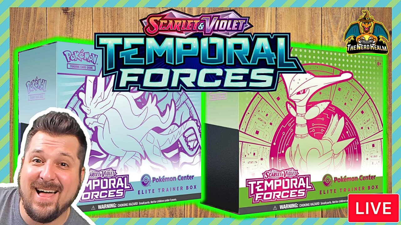 Temporal Forces Exclusive Pokemon Center ETBs + Paldean Fates | Pokemon Cards Opening LIVE!