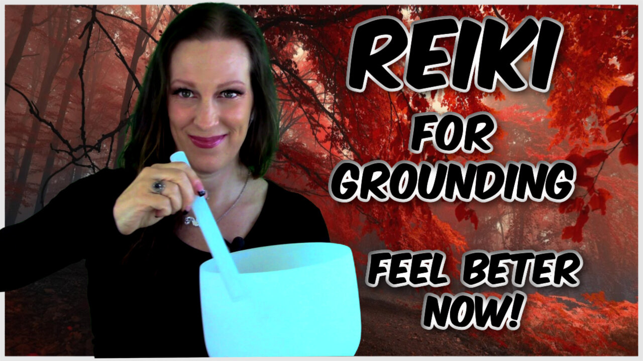 ASMR REIKI Grounding + Balancing Your Energy l Guided Med + Crystal Bowl