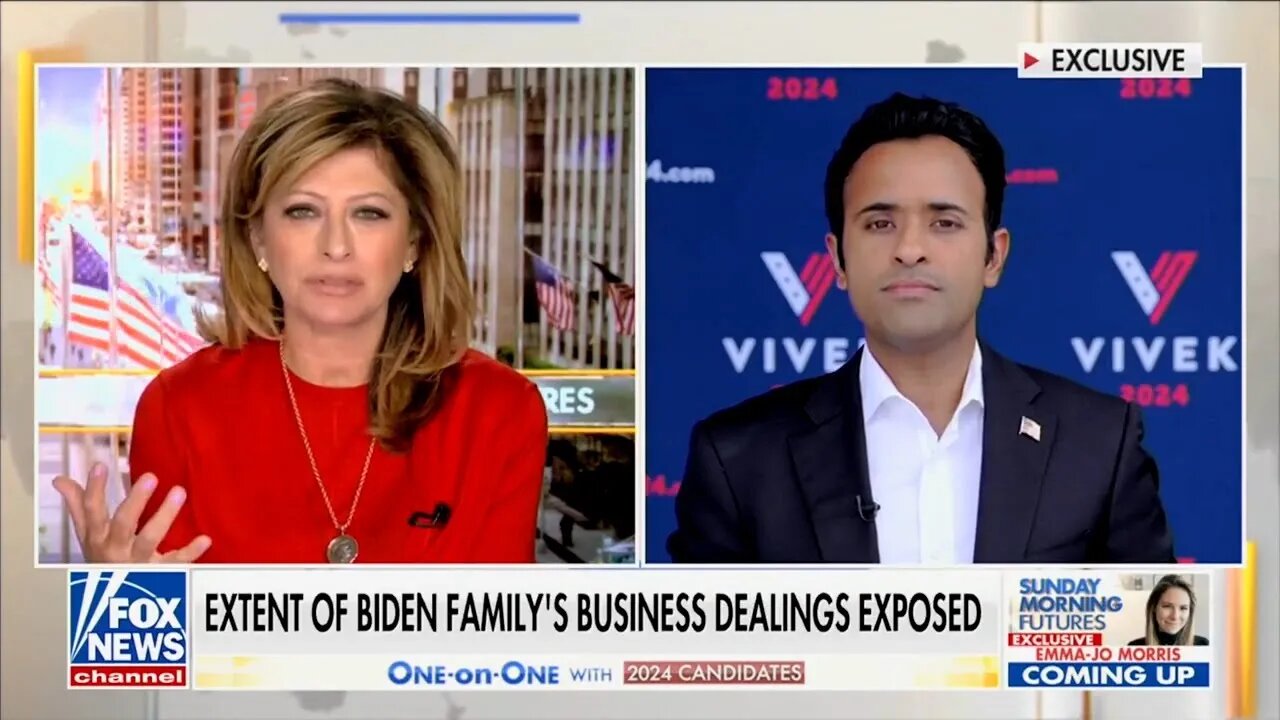 Vivek Ramaswamy on Fox News' Sunday Morning Futures with Maria Bartiromo 8.13.23