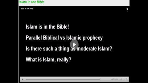 Islam in the Bible