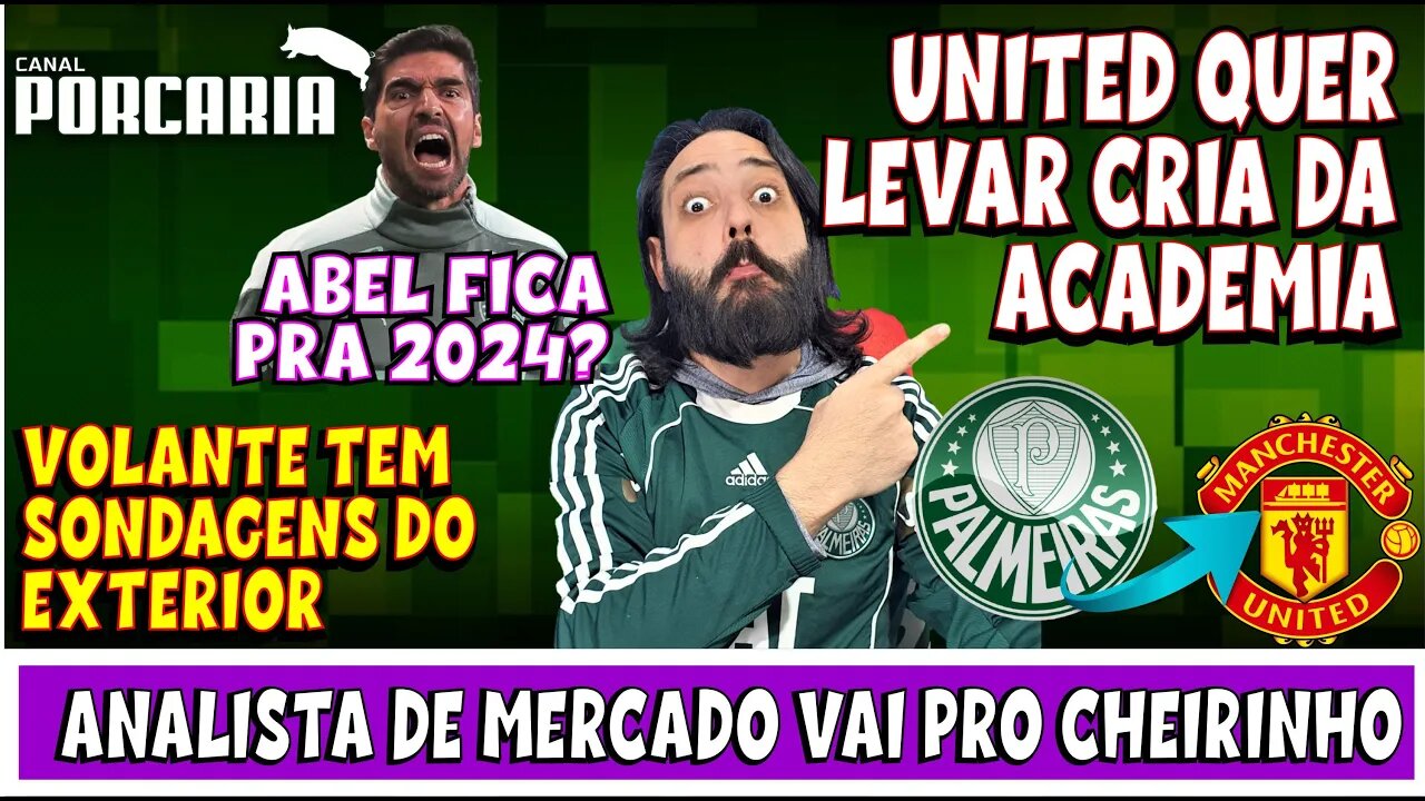 💥NOTÍCIA DA INGLATERRA🚨 UNITED QUER CRIA DA ACADEMIA 🐷 SEM REFORÇOS, ABEL PODE SAIR NO FINAL DO ANO