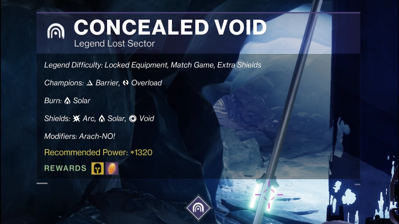 Destiny 2 Legend Lost Sector: Europa - Concealed Void 10-15-21