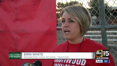 Teachers stage walk-ins across Arizona