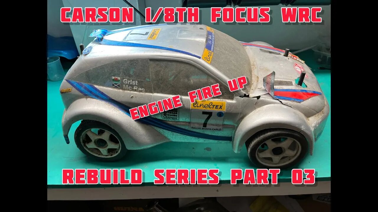 Carson WRC Rebuild Part 3 | Engine Fire Up For First Time In Years