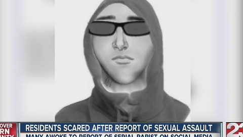 Residents scared after report of sexual assault in NE Bakersfield