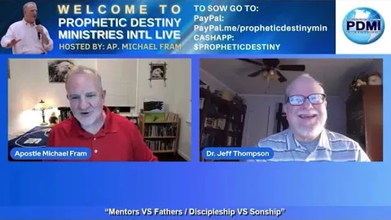 "Mentors VS Fathers / Discipleship VS Sonship" | Dr. Jeff Thompson | 11/3/22