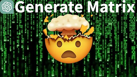 ChatGPT: Generate Matrix-Style Text Using OpenAI