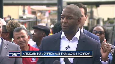 FL Governor candidates make stops along I-4 corridor