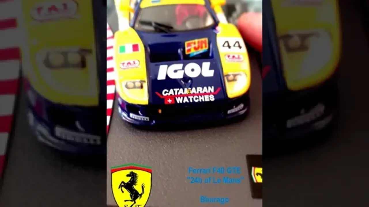 Ferrari F40 GTE "24h of Le Mans" - Bburago 1/43