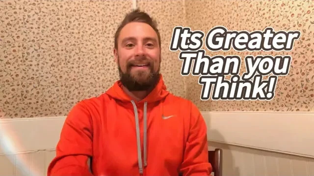 God wants to speak to you through this video!Topic(Its Greater Than You Think)