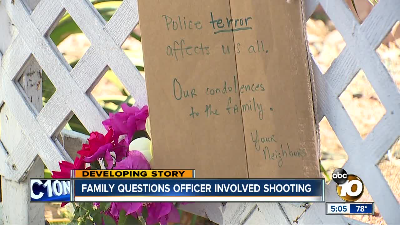 Family wants answers after officer- involved shooting