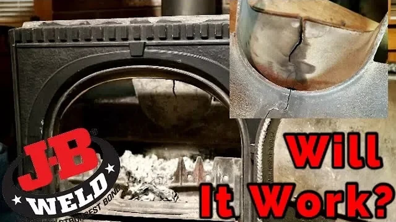 Fixing a Crack in your Jotul Wood Stove with J-B Weld 37901 Extreme Heat