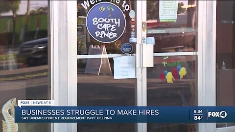 Businesses continue to struggle with hiring