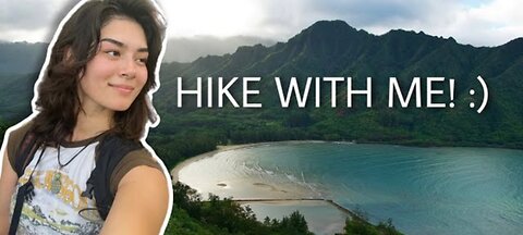 Hiking In Mountain forest.. Girl