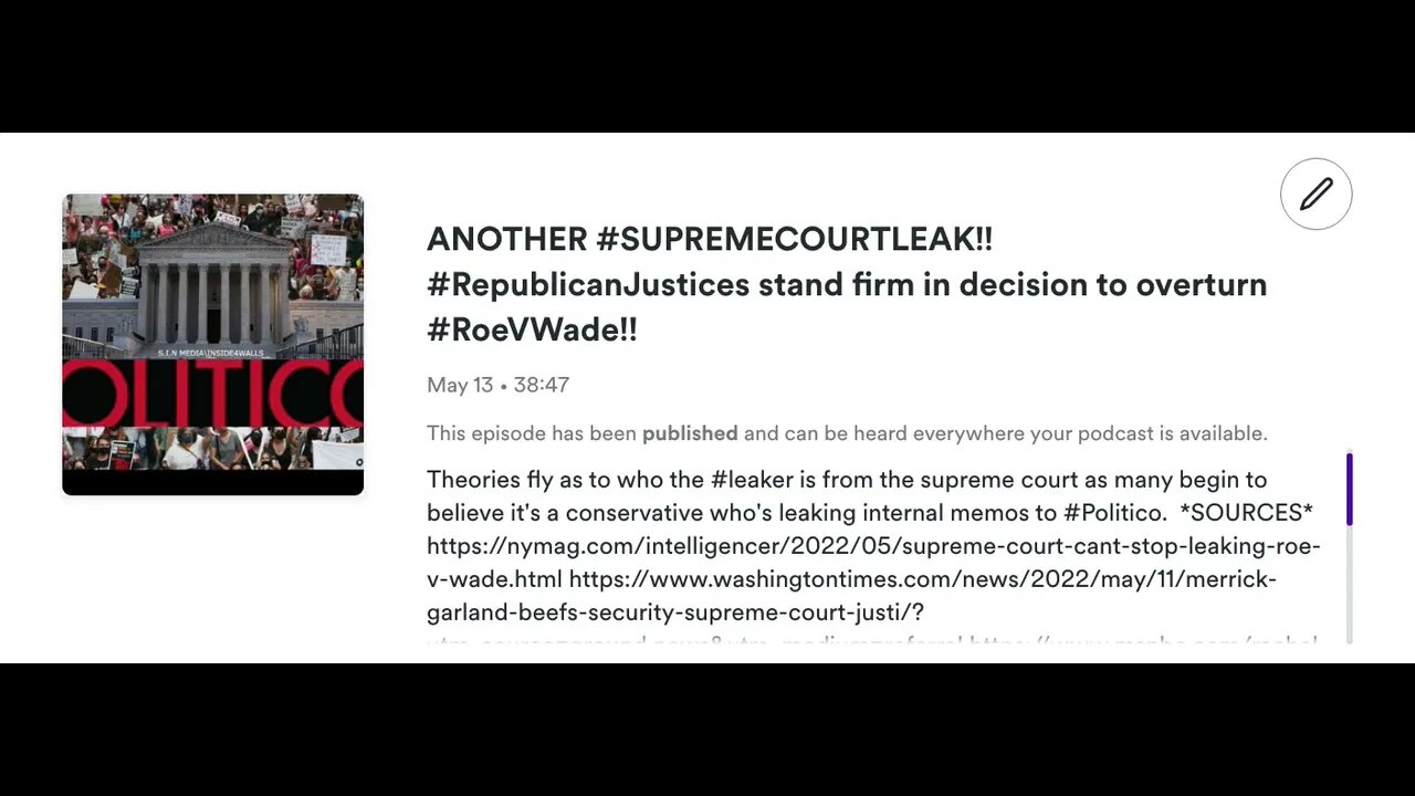 ANOTHER #SUPREMECOURTLEAK!! #RepublicanJustices stand firm in decision to overturn #RoeVWade!!