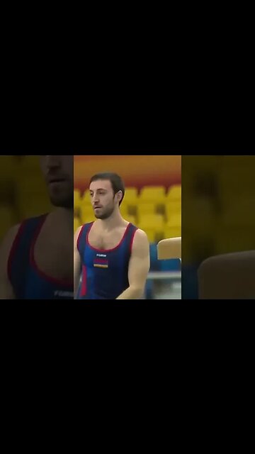 Artur Davtyan (ARM 🇦🇲) 2 Vaults and Slow Mo - 2023 Doha World Cup #shorts