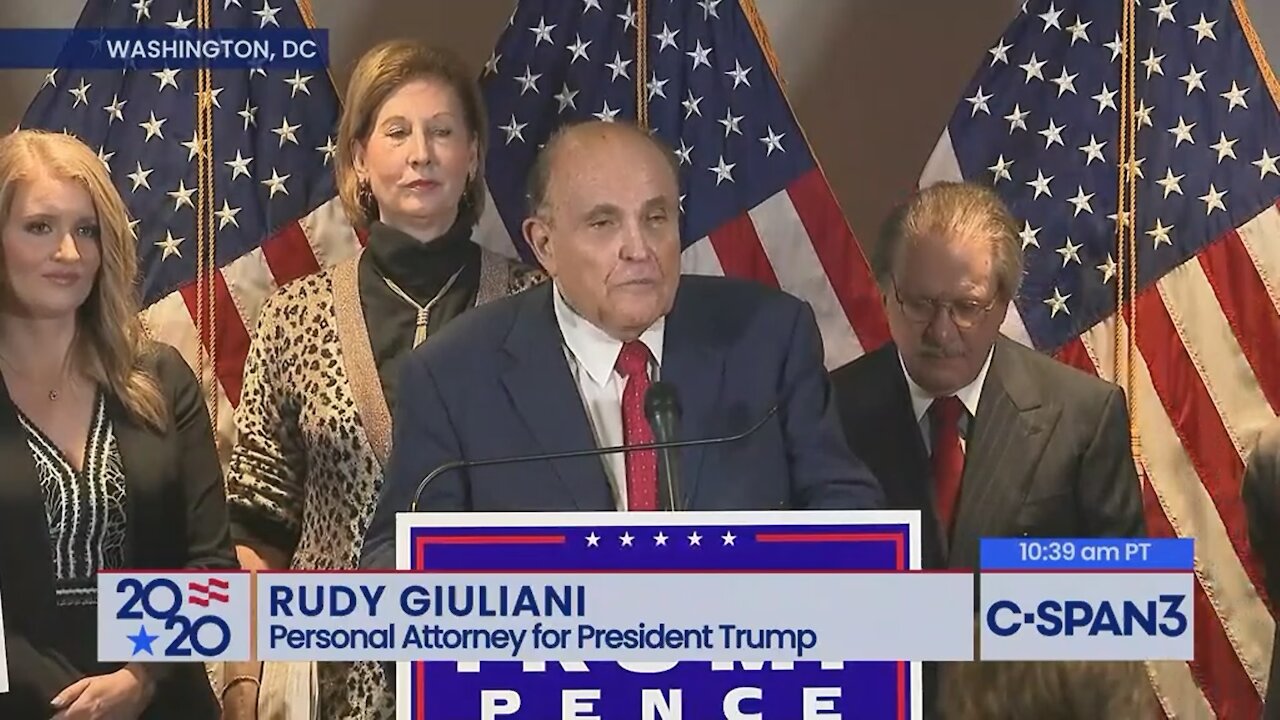 Trump Campaign News Conference on Legal Challenges 11-19-20