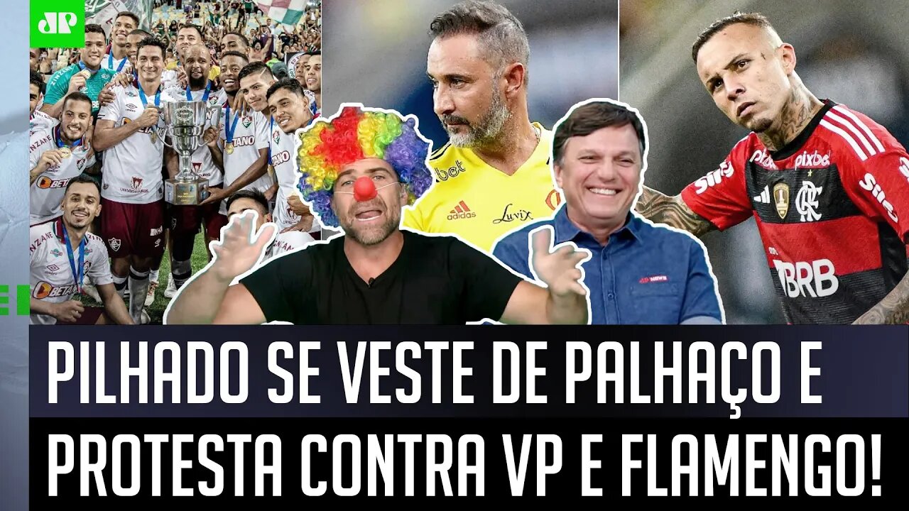 MEU DEUS! Pilhado SE VESTE DE PALHAÇO e DETONA o Flamengo de Vítor Pereira: "TÁ PATÉTICO!"