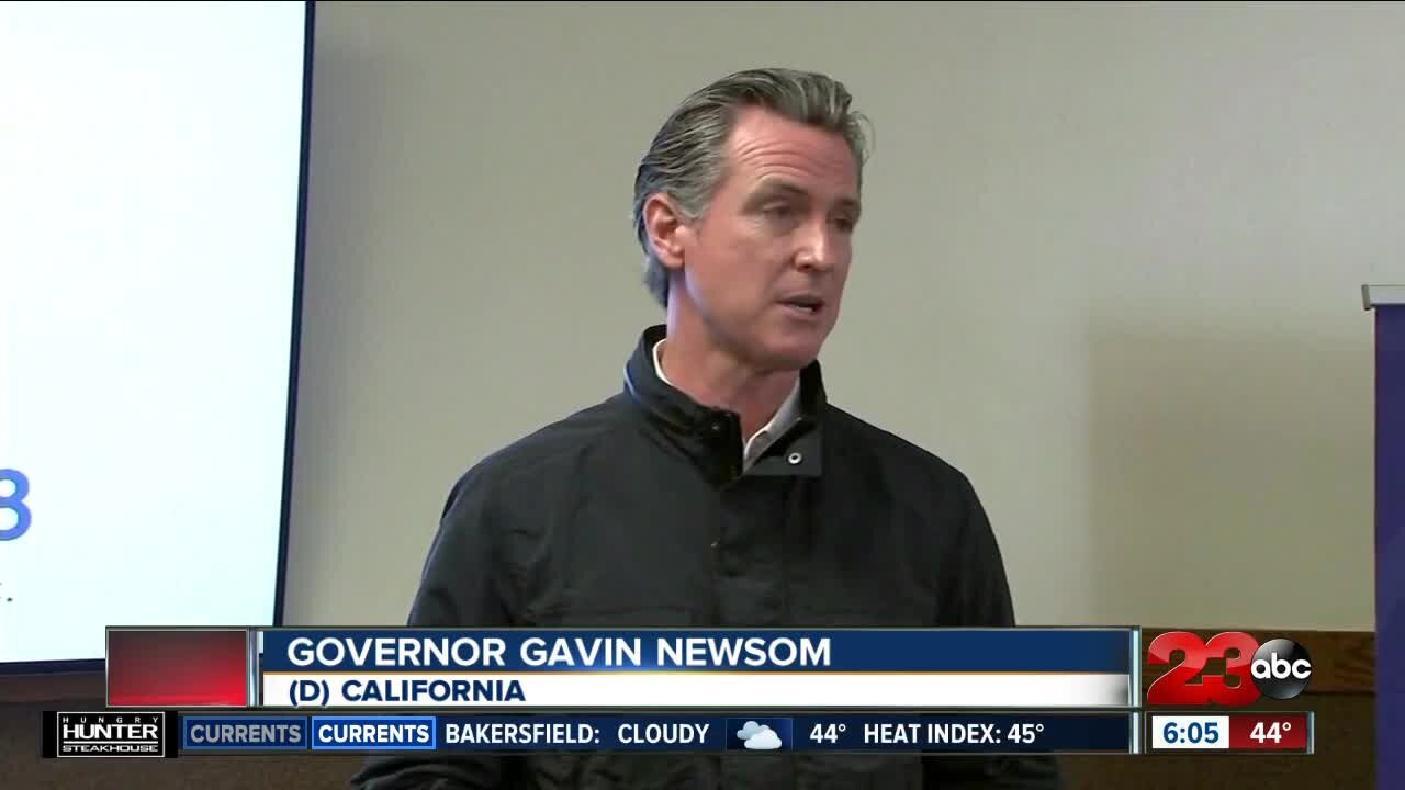 Governor Gavin Newsom visits L.A. vaccination site, says state has met goal of 2M administered vaccines