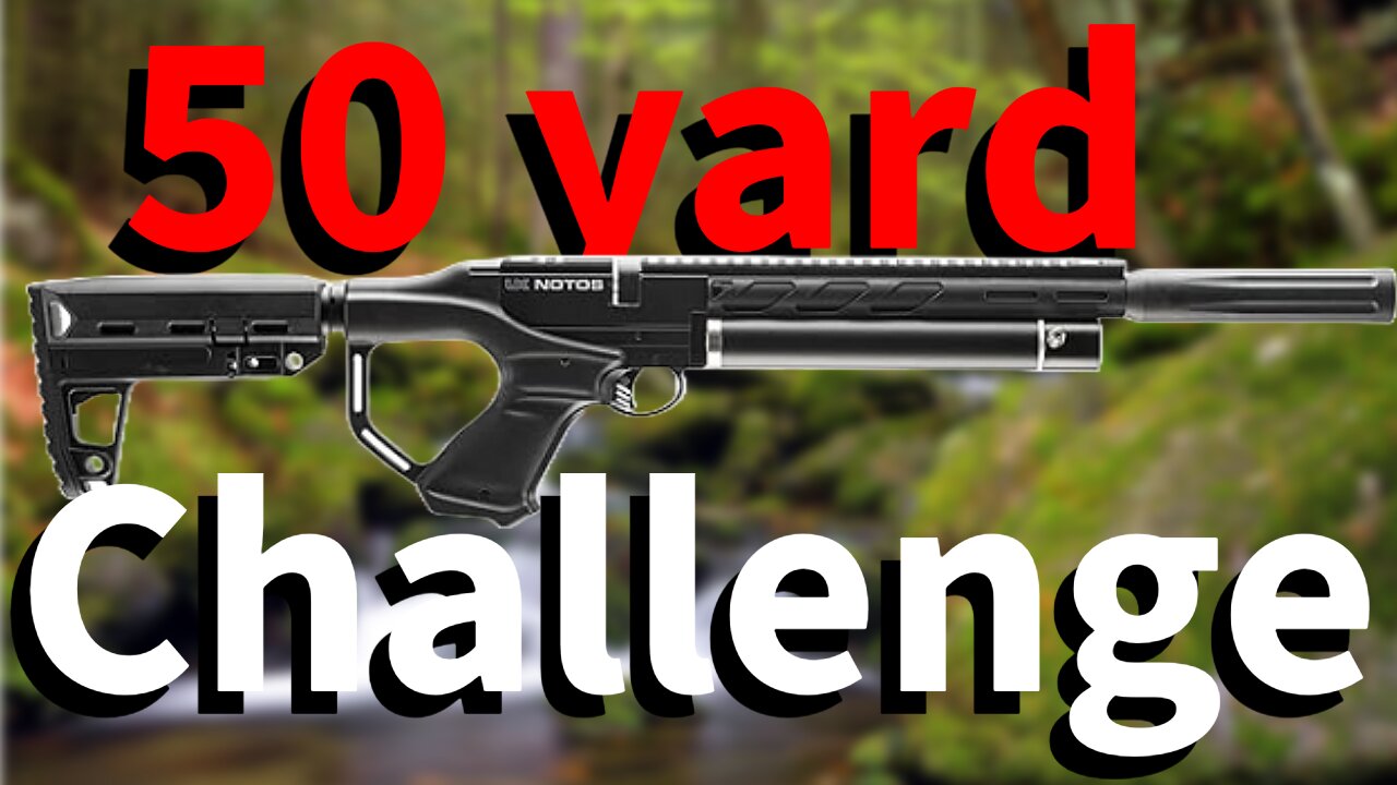 50 yard can challenge with the notos (@airgunsofalaska)