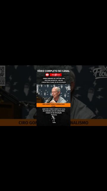CIRO SOBRE O JORNALISMO #shorts #cirogomes #ciropresidente #ciro2022 #eleições2022 #jornalismo