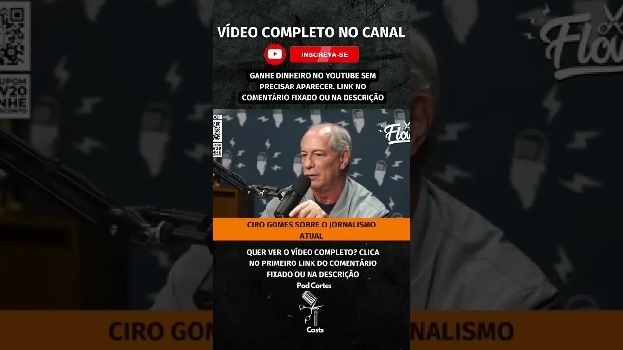 CIRO SOBRE O JORNALISMO #shorts #cirogomes #ciropresidente #ciro2022 #eleições2022 #jornalismo