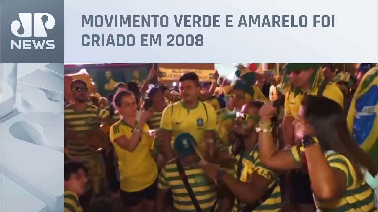 Torcida organizada do Brasil faz festa no país do Mundial