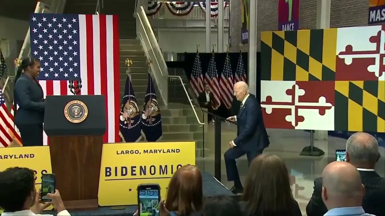 Biden Vigorously Half Jogs To Stage In First Appearance Since Hunter's Indictment On Felony Charges