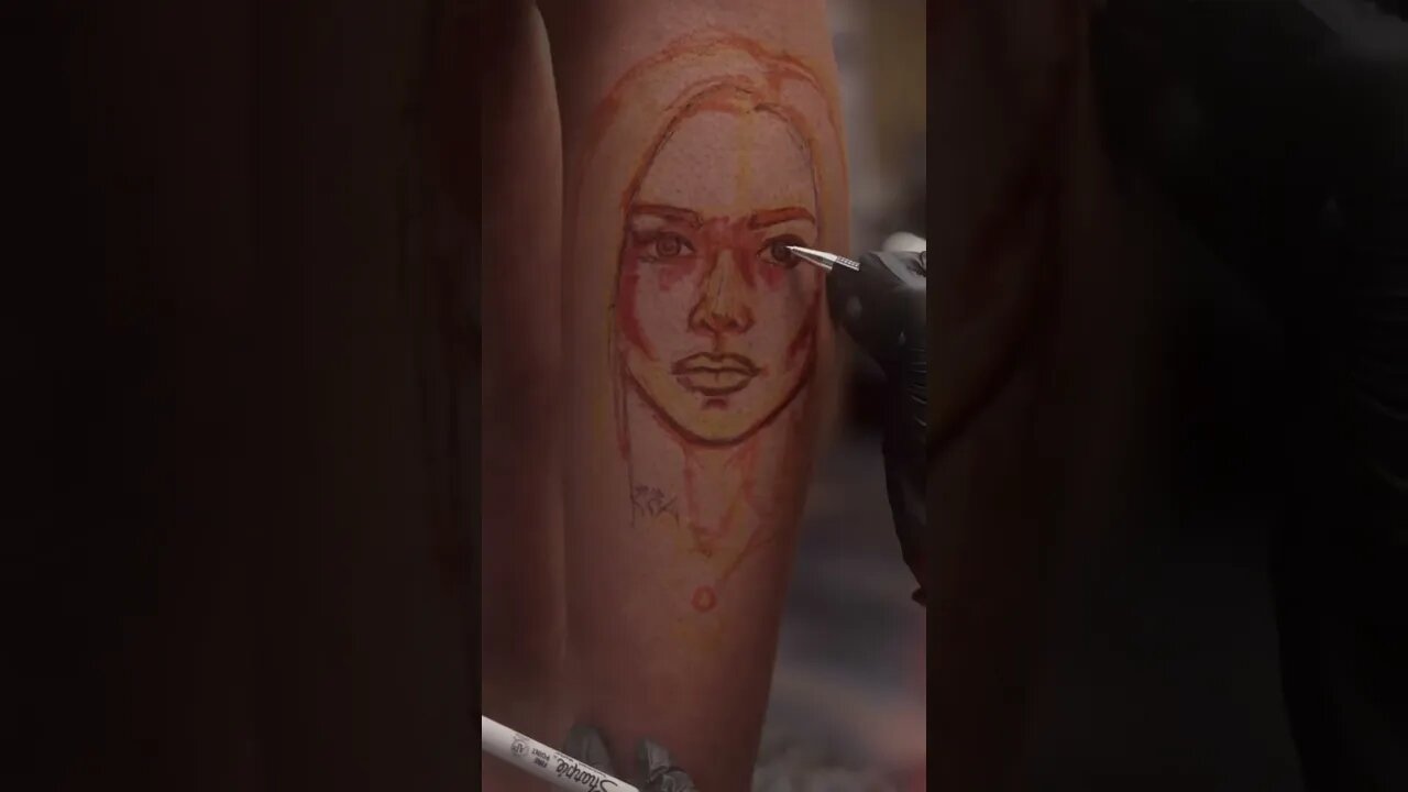 Mirror Self Portrait Tattoo