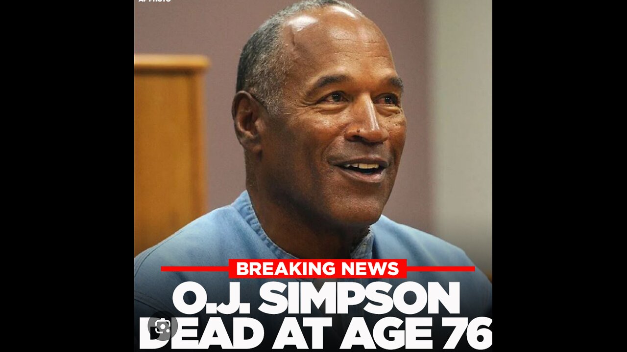 O.J. Simpson has died of cancer at age 76, his family announced Thursday.