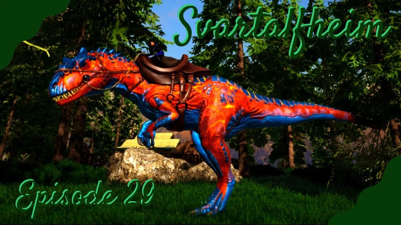 Svartalfheim; Taming an X Allo and a Basilisk! - ARK - Episode 29