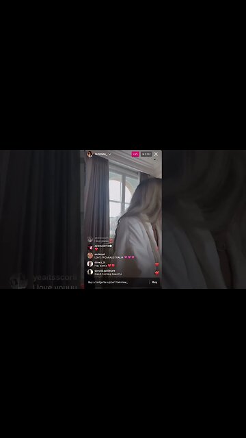 Tommie Lee Munching On Some Yummies On Instagram Live