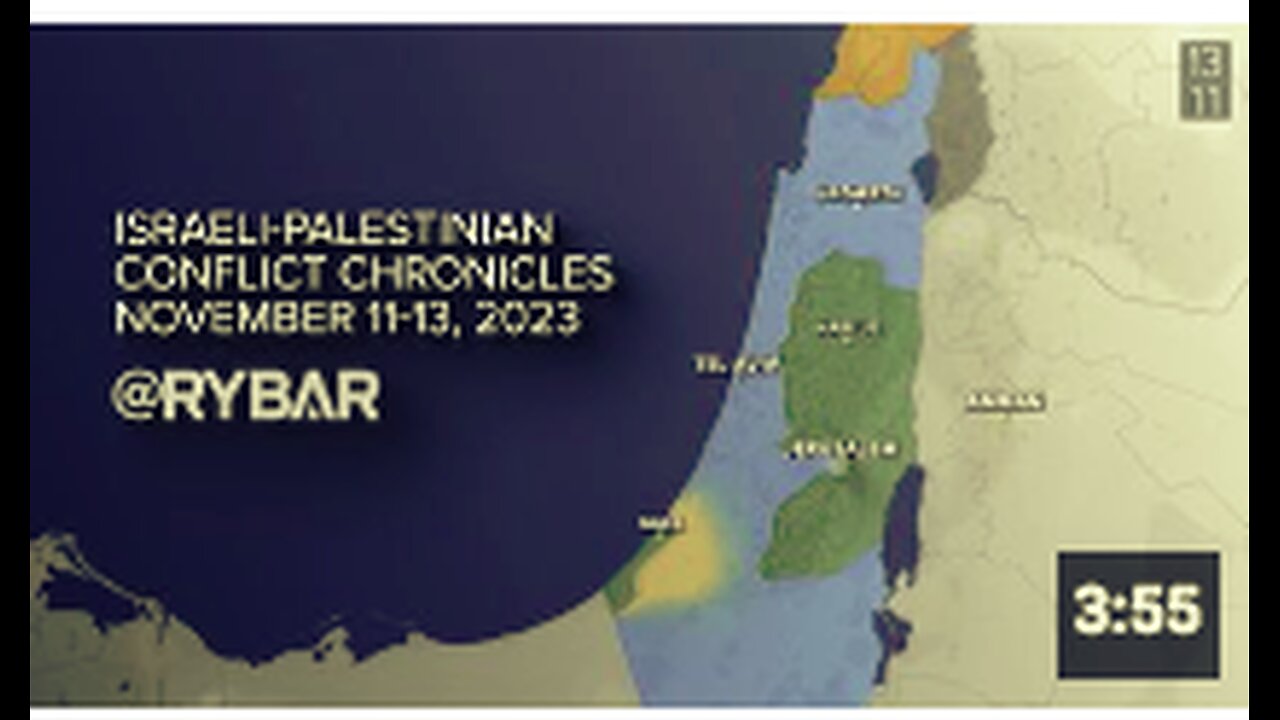 ❗️🇮🇱🇵🇸🎞 Israeli-Palestinian conflict chronicles: November 11-13, 2023