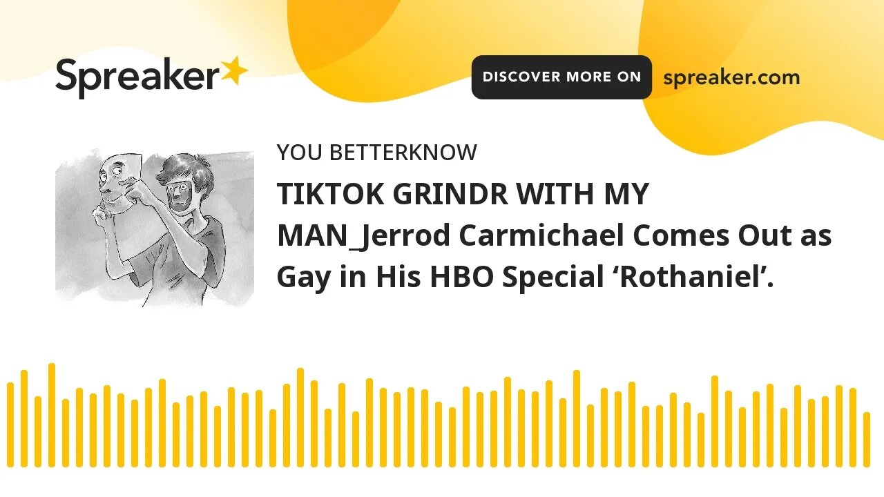 TIKTOK GRINDR WITH MY MAN_Jerrod Carmichael Comes Out as Gay in His HBO Special ‘Rothaniel’.
