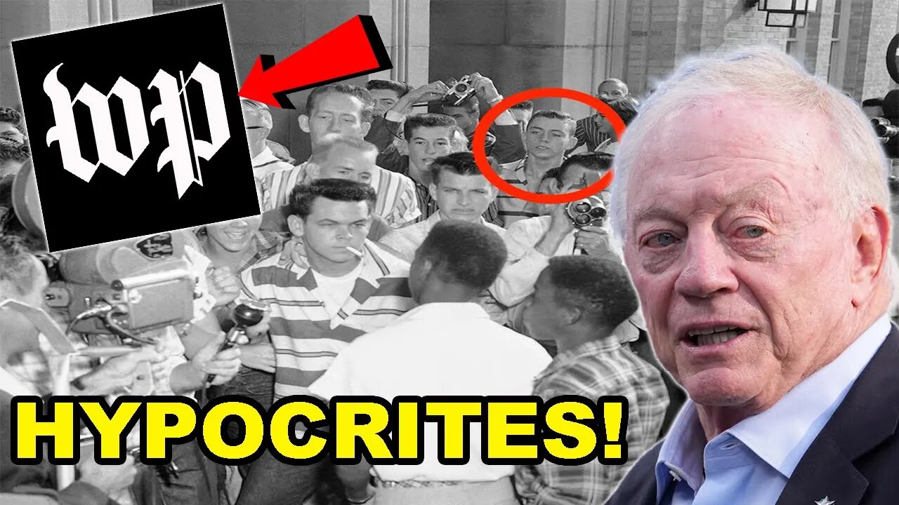 Jerry Jones talks CONTROVERSIAL 1957 photo from WAPO! Washington Post EXPOSED as RACIAL HYPOCRITES!