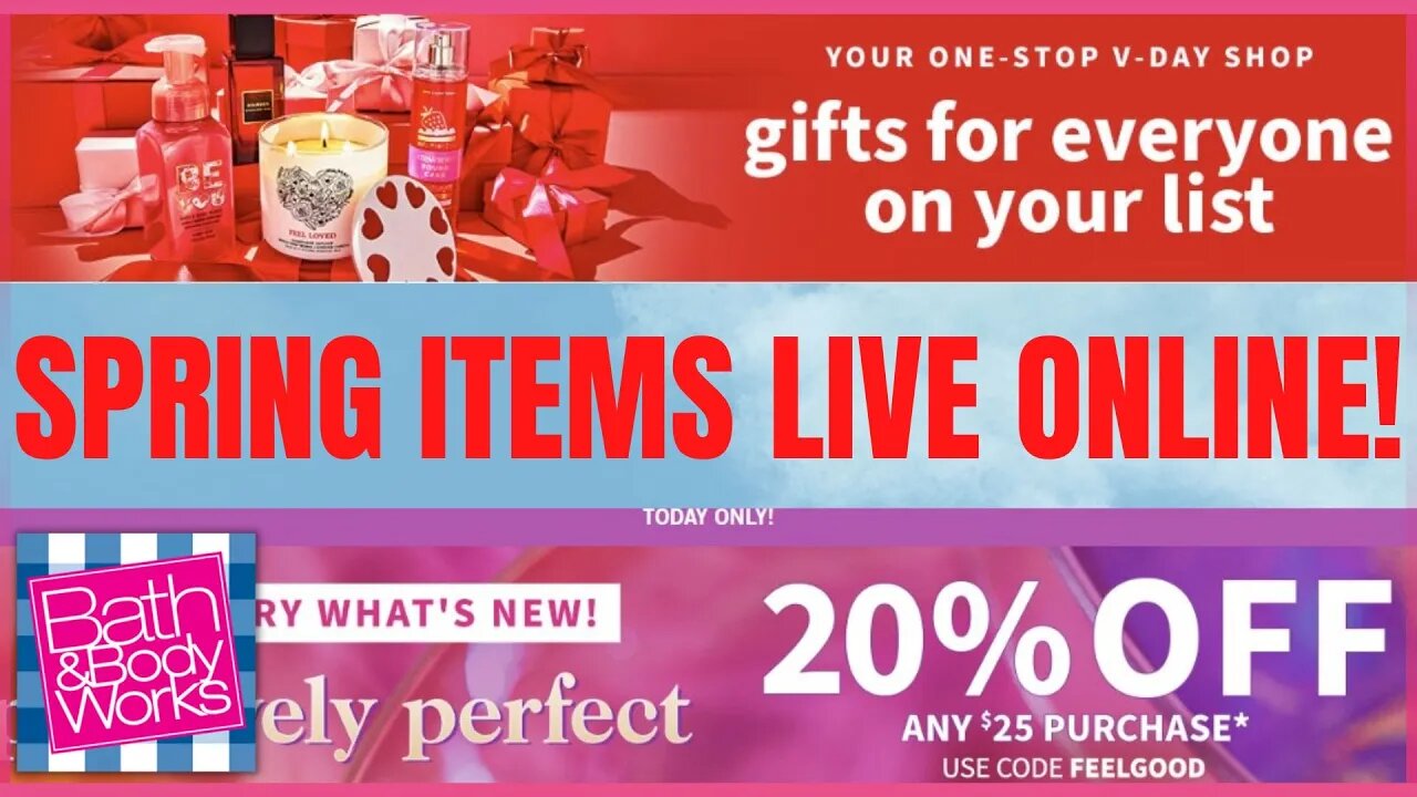 Bath & Body Works | SPRING IS LIVE NOW ONLINE | REWARDS VALUE INCREASE | #bathandbodyworks