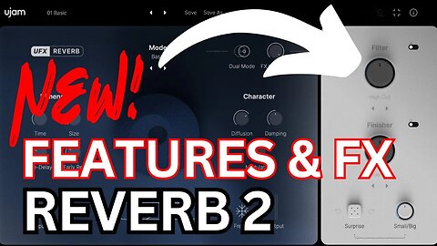 New UJAM UFX REVERB 2 QUCIK LOOK | 10 New Reverb Modes & New Features