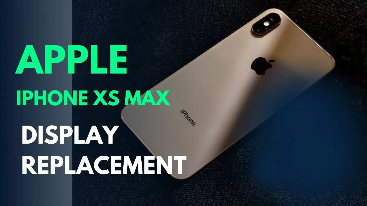 Iphone XS Max, screen replacement, repair video