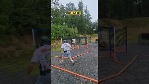 Stage 06 🧓🦾🦿🚄🐐🧢Area 8 #uspsa Match Ontelaunee Dan #open #unloadshowclear #shorts