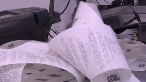 Toxic chemicals found on paper receipts
