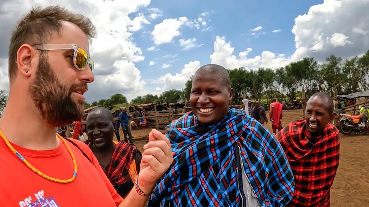 Exploring 2 Maasai Markets in Maasai land!