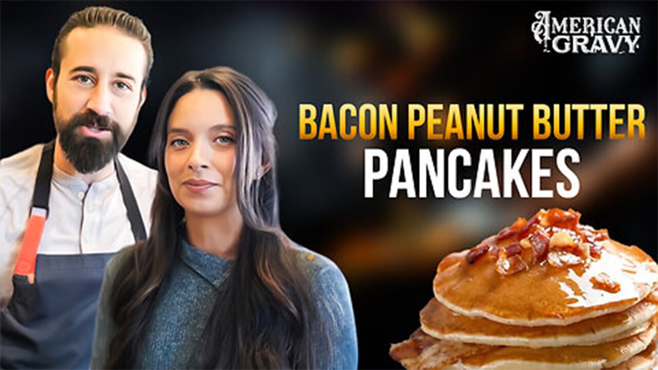 Bacon Peanut Butter Pancakes