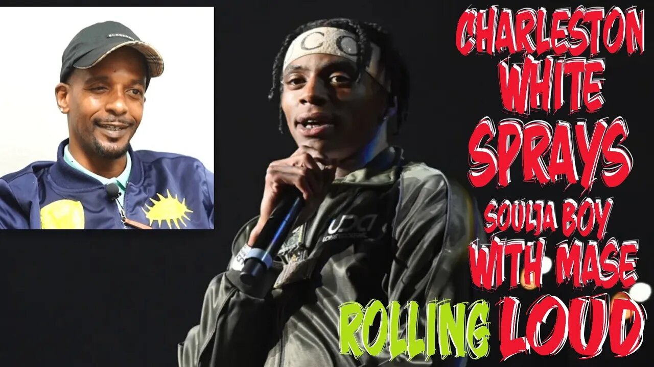 SOULJA BOY MACED BY CHARLEST0N WHlTE, CHARLES EXPLAINS SlTUATION AT R0LLING L0UD